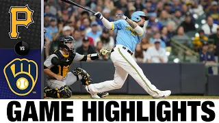 Pirates vs. Brewers Game Highlights (7/8/22) | MLB Highlights