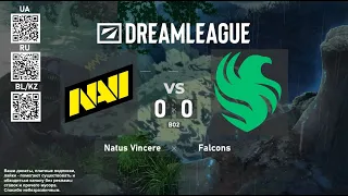 Natus Vincere vs. Team Falcons - DreamLeague Season 23 - Group - BO2 @4liver