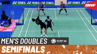 YONEX-SUNRISE India Open 2022 | Ahsan/Setiawan (INA) [1] vs Ong/Teo (MAS) [3] | SF