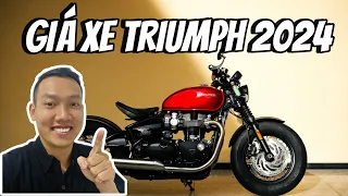 REVIEW NHANH và cập nhật MỚI NHẤT GIÁ XE MOTOR  Triumph tháng 1 2024