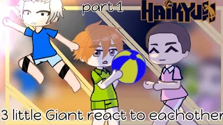 little Giant react || haikyuu reaction