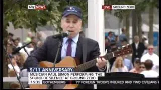 Paul Simon - The Sound of Silence 9/11 Ground Zero [HD]