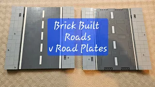 Lego City: Brick Built Roads v Road Plates plus tutorial on Brick Built Roads.