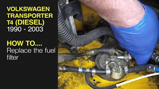 Volkswagen Transporter T4 (1990 - 2003) - Fuel filter renewal