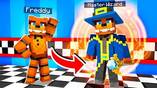 Freddy Becomes Master Wizard Freddy | Minecraft Five Nights at Freddy’s FNAF Roleplay