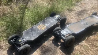 Electric skateboards off road/all terrain (Evolve Carbon vs Evolve Bamboo)