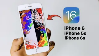 How to update iOS 12 to ios 16 on iPhone 6😍 ||  install ios 16 on iPhone 6,6s