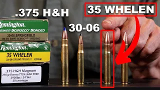 How does the 35 Whelen Compare to the .375 H&H and 30-06?