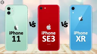 iPhone SE 3 2022 VS iPhone 11 VS iPhone XR