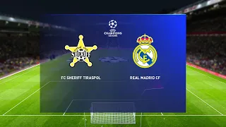 ⚽ Sheriff Tiraspol vs Real Madrid ⚽ | Champions League (24/11/2021) | PES 2021