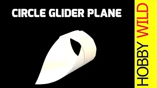 HOW TO MAKE a PAPER CIRCLE GLIDER AIRPLANE (EASY!)