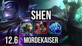 SHEN vs MORDEKAISER (TOP) | 8/1/10, 400+ games, 900K mastery | EUW Diamond | 12.6