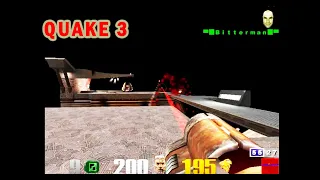 Retro: Quake 3 Arena (old pc - resolution 800x600)