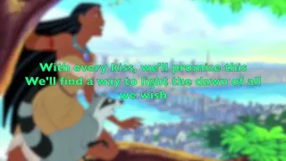 Pocahontas - Between Two Worlds w/ Lyrics