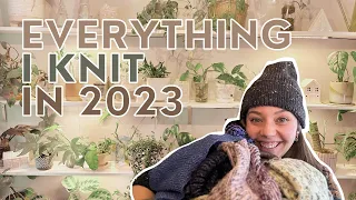 Everything I knit in 2023 - my favorites, honorable mentions, and one and done patterns.