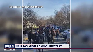 Virginia high students walk out of class in protest of alleged racist attack | FOX 5 DC