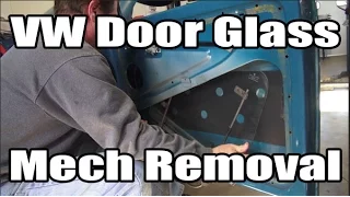 Classic VW BuGs How to Remove Install 65 and Later Beetle Door Mech Glass