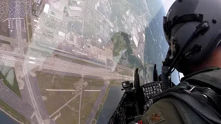 2018 Rhode Island F-16 Demo - Over the Shoulder GoPro