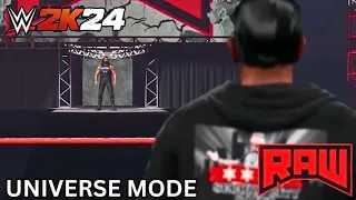 WWE 2K24 RAW | CM PUNK RETURNS (UNIVERSE MODE)