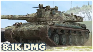 AMX 30 B • 8.1К УРОНА • 5 ФРАГОВ • WoT Blitz