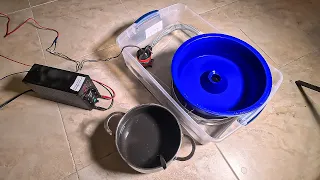 Blue Bowl separation of Pulverized PCB Components for Gold Recovery