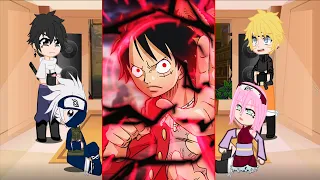 Naruto Friends React to Strawhats - One Piece | GachaClub ⚔️ One piece | First Video