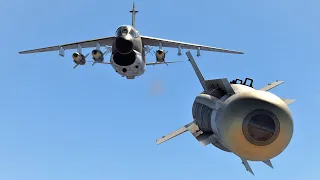 A-7D Got GBU-8 TV Guided Bombs 👍 (War Thunder)