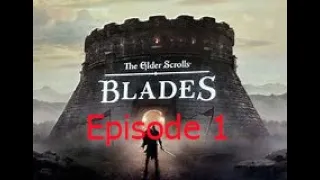 ELDER SCROLLS BLADES beta GAMEPLAY:episode 1