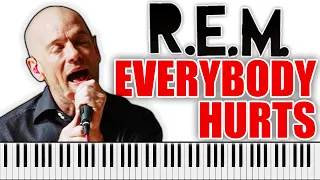 REM - Everybody Hurts | PIANO COVER (Michael Stipe's vocals)