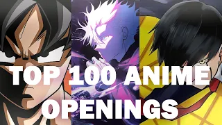 TOP 100 ANIME OPENINGS OF ALL TIME