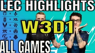 LEC Spring 2023 W3D1 Highlights ALL GAMES - TH vs AST, KOI vs XL, VIT vs BDS, FNC vs MAD, G2 vs SK