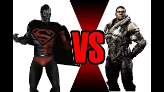 Cyborg Superman Vs General Zod Injustice gods among Us ultimate edition