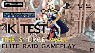 DCUO The source wall elite raid gameplay 4K ULTRA HD