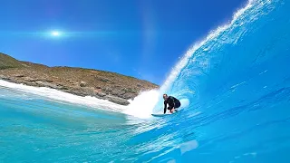 SMALL CROWD - BIG WEDGE - CRAZY CONDITIONS - POV SURFING West Australia