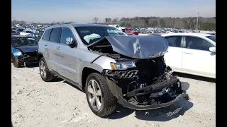 JEEP Grand Cherokee 2017 за 10тыс $ С АУКЦИОНА из США. Обзор после покупки. Выгрузка. Серия 1