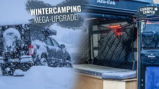 WINTERCAMPING - UPGRADE im "OFFROAD Camper" ❄️🚔 | Super schnell & extrem Effektiv! 🗺