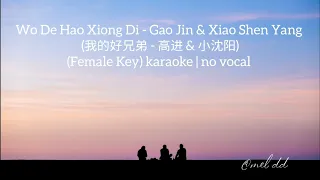 Wo De Hao Xiong Di - Gao Jin & Xiao Shen Yang (我的好兄弟 - 高进 & 小沈阳)-Karaoke | No Vocal | female key