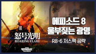 【Arknights】 Episode 8: Roaring Flare R8-6 Low Rarity Clear Guide
