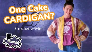 How to CROCHET a CARDIGAN! Super Easy Crochet with Me! (part 1)