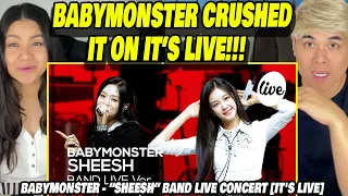 BABYMONSTER - “SHEESH” Band LIVE Concert [it's Live] REACTION