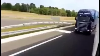 Ruscy  120km/h Ciężarówką