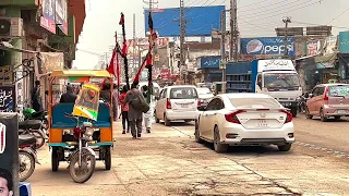 Wazirabad  ‚ Pakistan  Street Walking Tour   (Full HD)   Solo Walk in Wazirabad