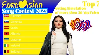 Eurovision 2023 Voting Simulation - Top 7