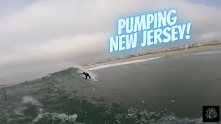 PUMPING Surf from Tropical Storm Cindy in New Jersey!!!