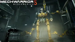 Mechwarrior 5 Mercenaries прохождение.  Знакомство с игрой, мехи, пилоты, потная катка.