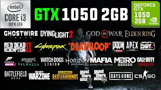 GTX 1050 2GB + i3-10105F Test in 30 Games in 2022