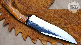 Making a Bowie knife from an Old Saw Blade