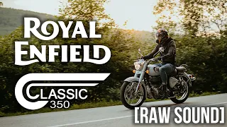 [RAW SOUND] [4K] Royal Enfield Classic 350 with spectacular drone shots