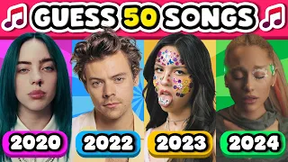 GUESS THE SONG: From 2020 to 2024 🎤🎶 | Music Quiz Challenge
