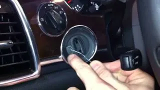 Tutorial Unlocking Ignition in Porsche Panamera or Cayenne